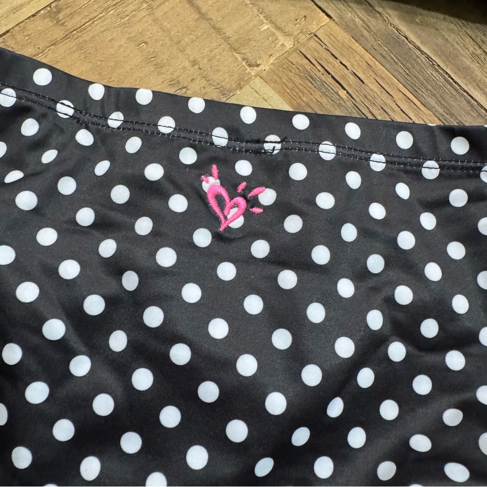 🌴Justice Black and White Reversible Polka Dot Bikini Set - Picture 5 of 5